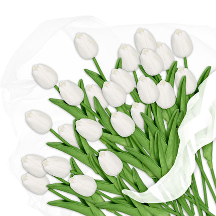 Mākslīgās tulpes, 24 gab. iepakojumā