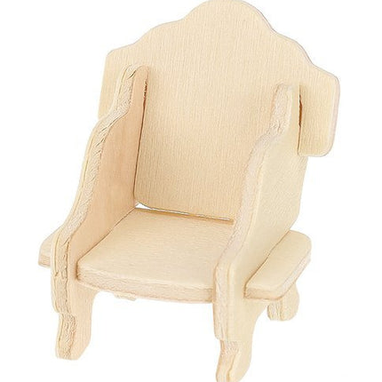 A set of wooden furniture for dolls 34 pcs.