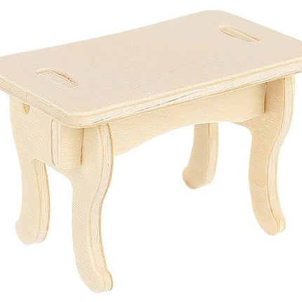A set of wooden furniture for dolls 34 pcs.
