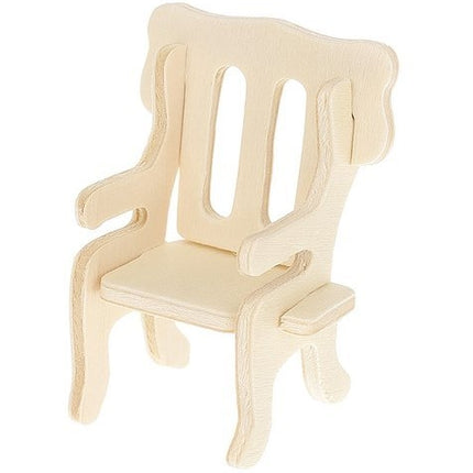 A set of wooden furniture for dolls 34 pcs.