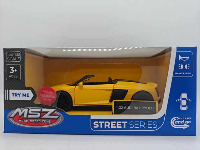 Audi R8 Spyder spiedlieta modelis, kolekcionējams mērogā 1:32