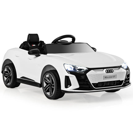 Audi RS children's electric car with 2.4 G remote control with music and headlights white