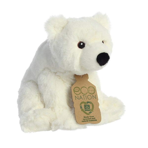 Aurora Eco Nation plīša polārlācis, 24 cm