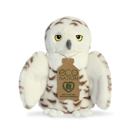 Aurora Eco Nation plīša sniega pūce, 20 cm