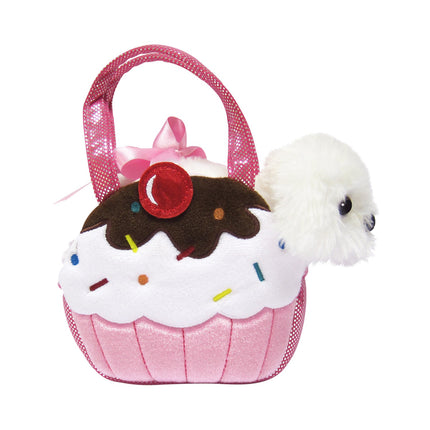 Aurora Fancy Pals plīša suns kēksiņu maisiņā, 20 cm