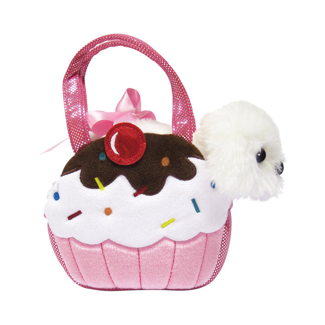 Aurora Fancy Pals plīša suns kēksiņu maisiņā, 20 cm