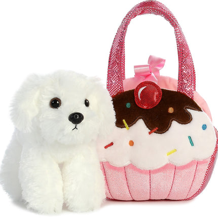 Aurora Fancy Pals plīša suns kēksiņu maisiņā, 20 cm
