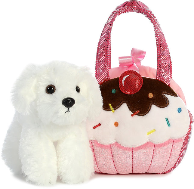 Aurora Fancy Pals plīša suns kēksiņu maisiņā, 20 cm