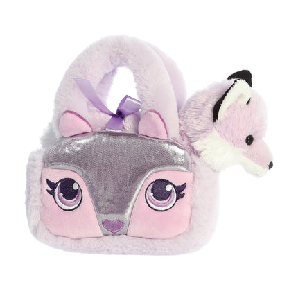 Aurora Fancy Pals plīša rotaļlieta Lapsa somā, 20 cm