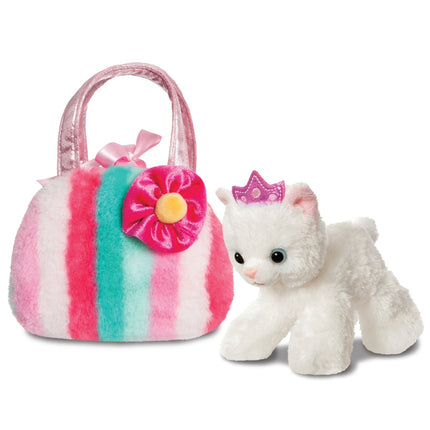 Aurora Fancy Pals mīkstā rotaļlieta Kaķis maisiņā, 20 cm