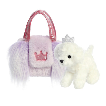 Aurora Fancy Pals mīkstā rotaļlieta - suns somā, 20 cm