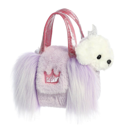Aurora Fancy Pals mīkstā rotaļlieta - suns somā, 20 cm