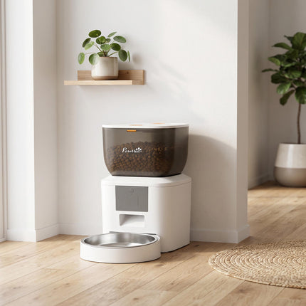 Automātiska kaķu barotava, 4 l, WiFi lietotnes vadība, balss vadība