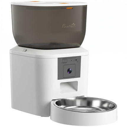 Automātiska kaķu barotava ar kameru, 4 l, 2,4 GHz WiFi, lietotnes vadība