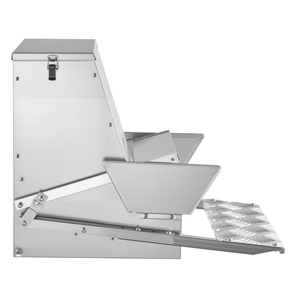 Automatic Chicken Feeder, 18.14 kg Treadle, Lockable Lid