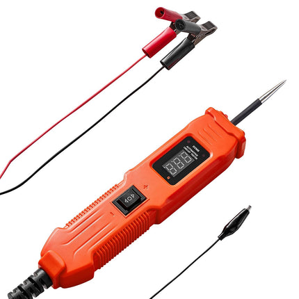 Automotive Circuit Tester, 6–36V DC, LED Display, 13 ft Cable