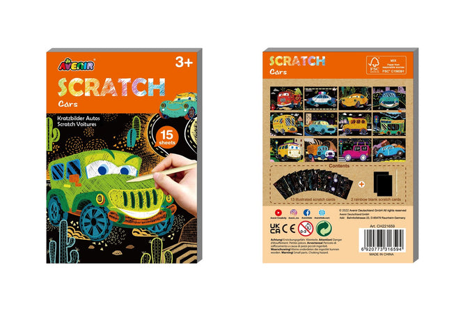 Avenir Mini Scratchbook Cars