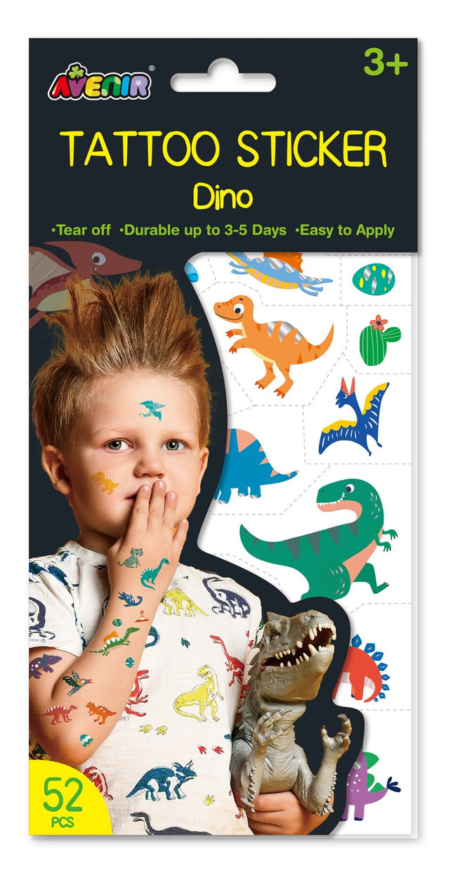 Avenir tetovējuma uzlīme Dino