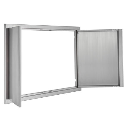 BBQ Access Door, Double Stainless Steel 36x24 in
