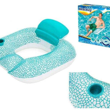 BESTWAY 43097 piepūšamais atpūtas krēsls ar atzveltni
