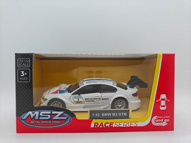BMW M3 DTM spiedlieta modelis, kolekcionējama automašīna mērogā 1:42