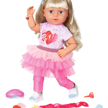 Baby Born Sister lelle Style & Play Blonde, 43 cm