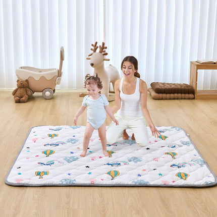 Baby Play Mat 50x50 in, Non-Slip, Waterproof, Washable