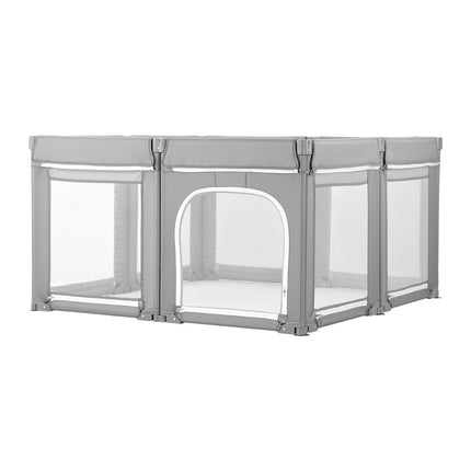 Baby Playpen 2000 x 1780mm, Foldable Mesh Zip Door