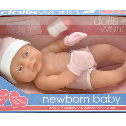 Babydoll lelle meitenēm, 38 cm izmērs