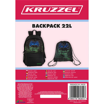 Mugursoma 22L - skolai Kruzzel 24532