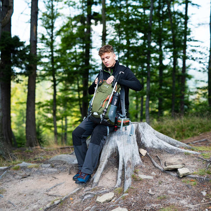 Mugursoma, tūristu zaļa, 40 litru ietilpība