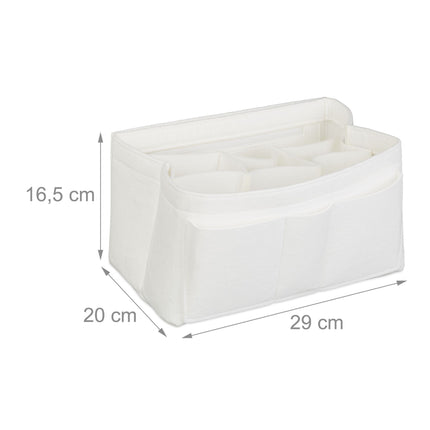 Somas organizators, maciņš, filcs, balts