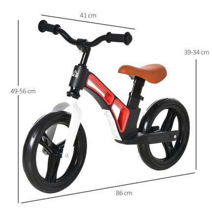 Balansa velosipēds bērniem, balansa velosipēds mazuļiem no 2 gadu vecuma, regulējams sēdeklis un rokturis ar pedāļu apmācību, bez pedāļu riteņa, izgatavots no magnija sakausējuma