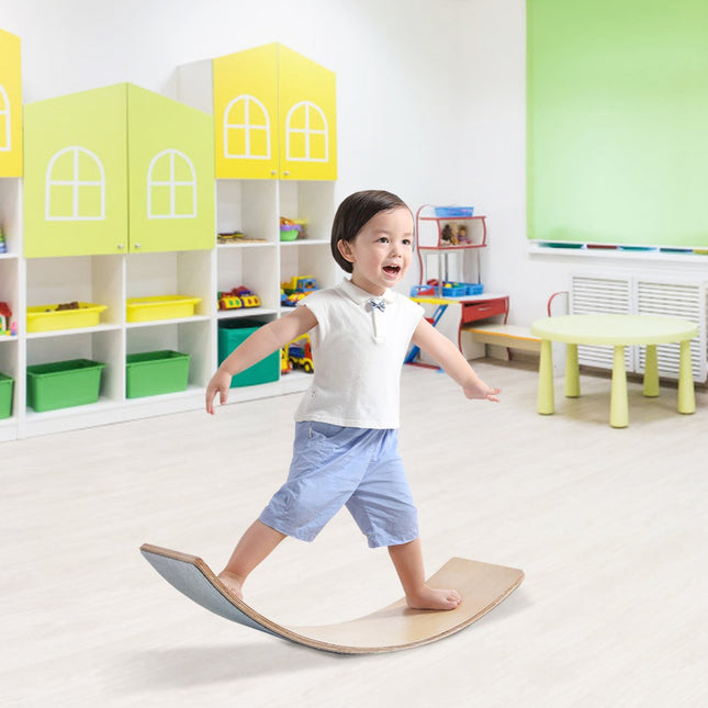 Līdzsvara dēlis Curvy Board Līdzsvara dēlis no koka 90 x 30 cm