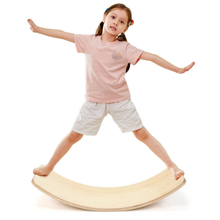 Līdzsvara dēlis Curvy Board Līdzsvara dēlis no koka 90 x 30 cm