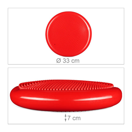 Līdzsvara spilvens 33 cm ar gaisa pumpi