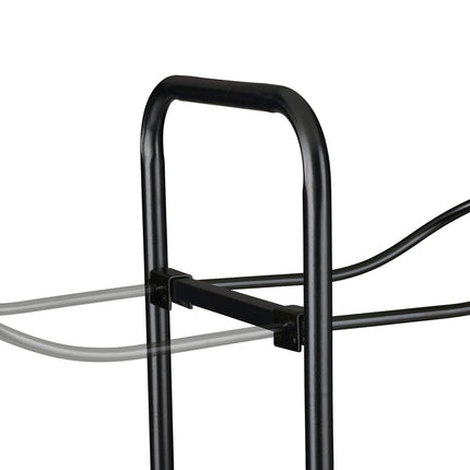 Ball Rack with 4 Shelves & Basket for Sports Equipment