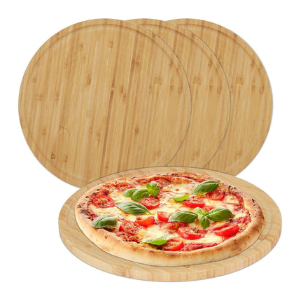 Bambusa picas un servēšanas dēlīšu komplekts, 32 cm, 4 gab.