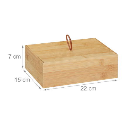 Bamboo Storage Box with Lid