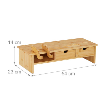 Bambusa ekrāna statīvs