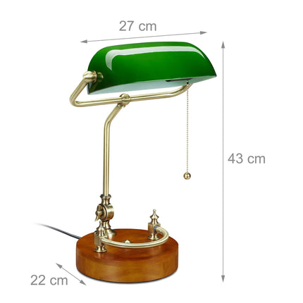 Banker lampa ar velkamu slēdzi