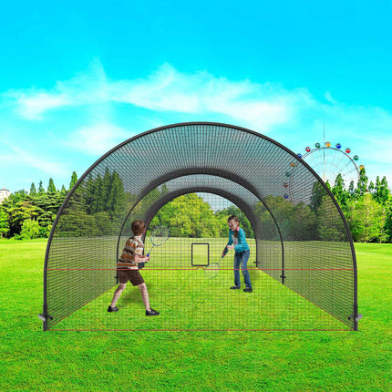 Baseball Batting Cage 22ft, Net and Frame, Carry Bag