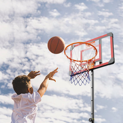 Basketball Hoop 5–7 Ft Adjustable, Portable With Wheels Base