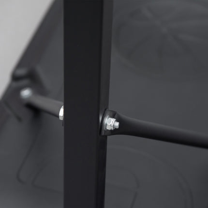 Adjustable outdoor basketball hoop with wheels, 195-250 Cm