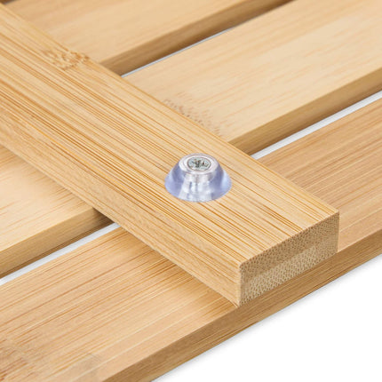 Bath mat in bamboo