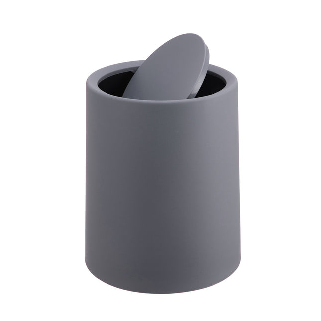 Vannas istabas atkritumu tvertne ar grozāmu vāku, 6 l, plastmasa