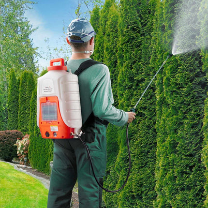 Battery Powered Backpack Sprayer, 15 L, 0-90 PSI; Adjustable Pressure