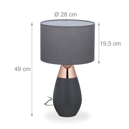 XL naktslampiņa ar skārienfunkciju