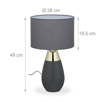XL naktslampiņa ar skārienfunkciju
