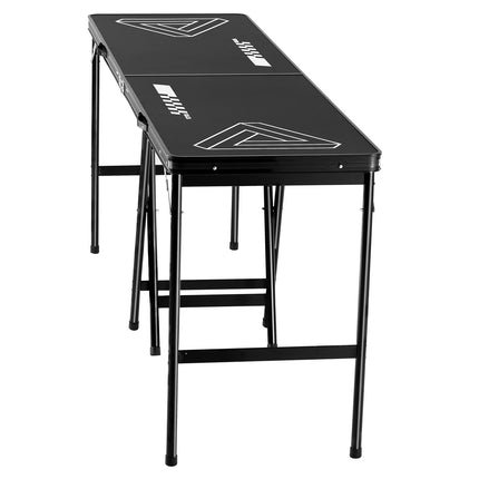 Beer Pong Table, 8 ft Foldable 36-Inch Height, 6 Balls
